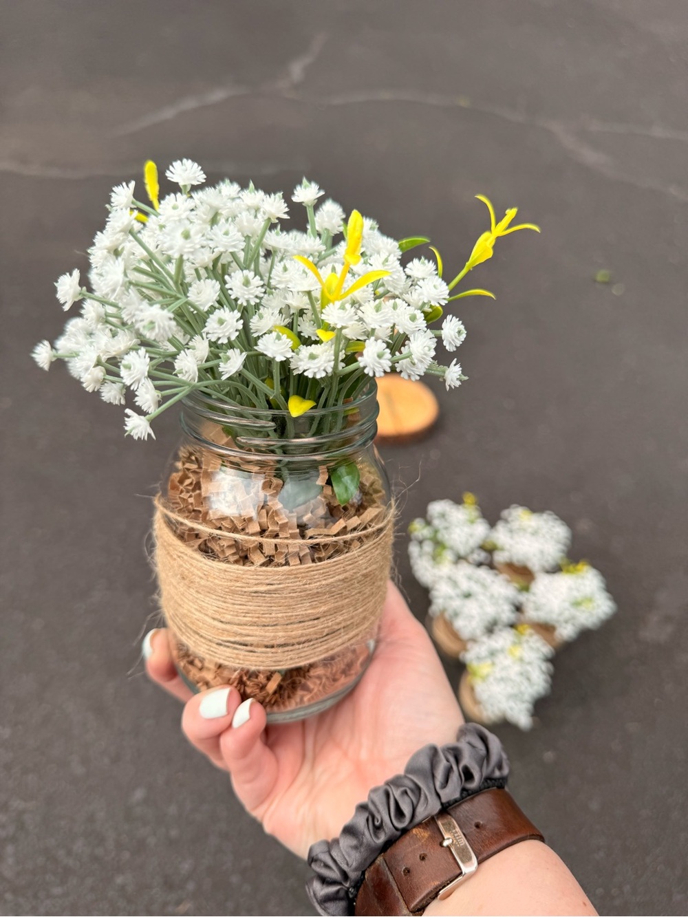 6 Wedding Centerpiece Baby’s Breath Arrangements